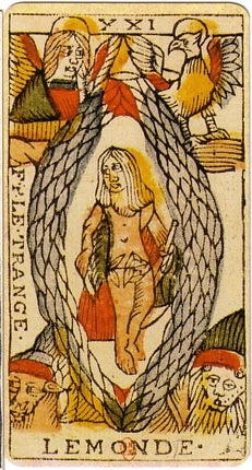 Le Monde est la vingt et unième lame du Tarot de Marseille.  